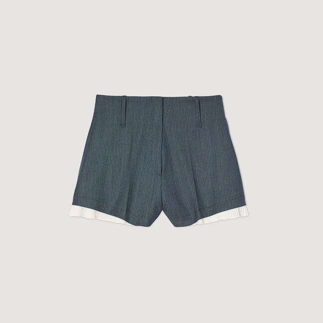 Pantalón corto de rayas