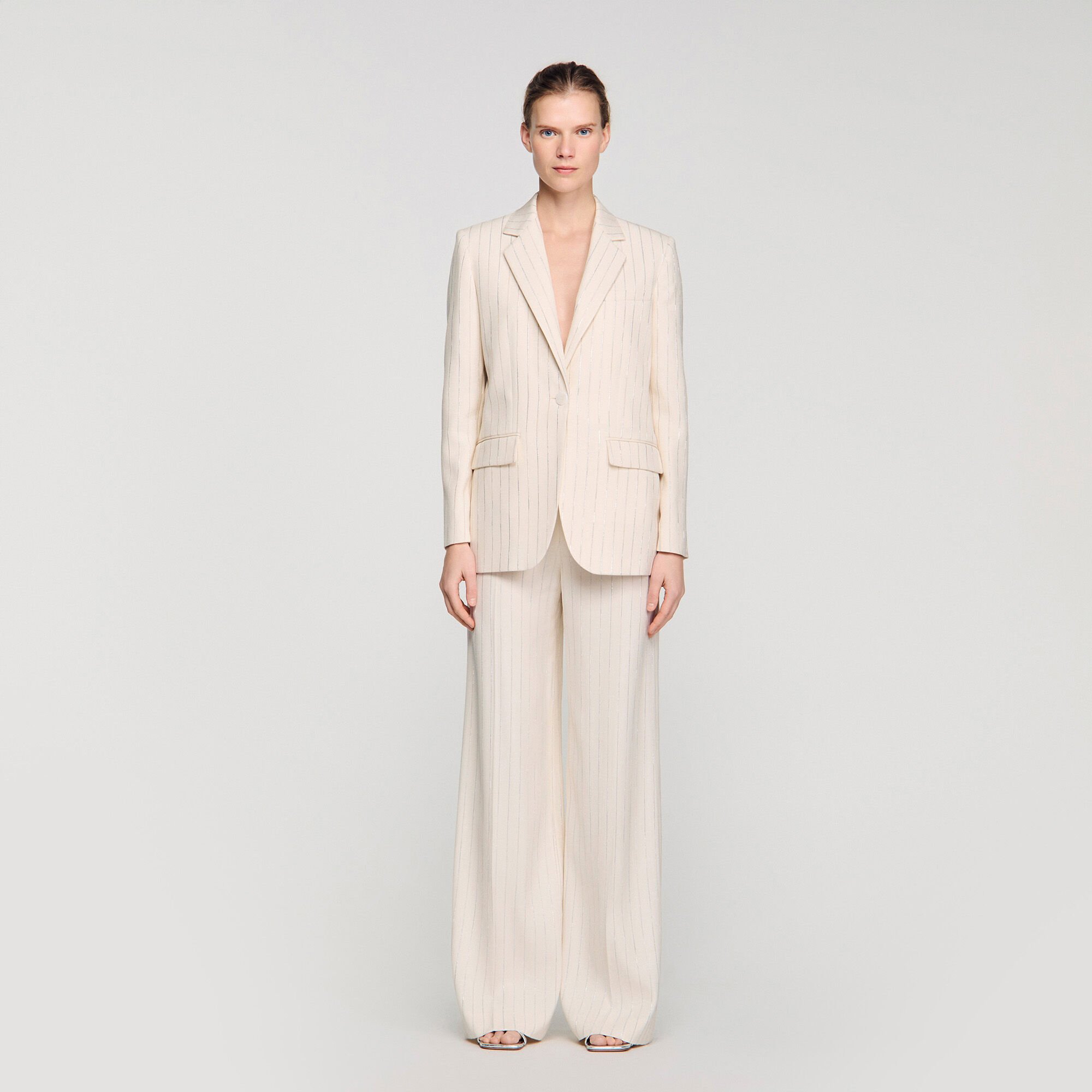 Chaqueta sastre de rayas