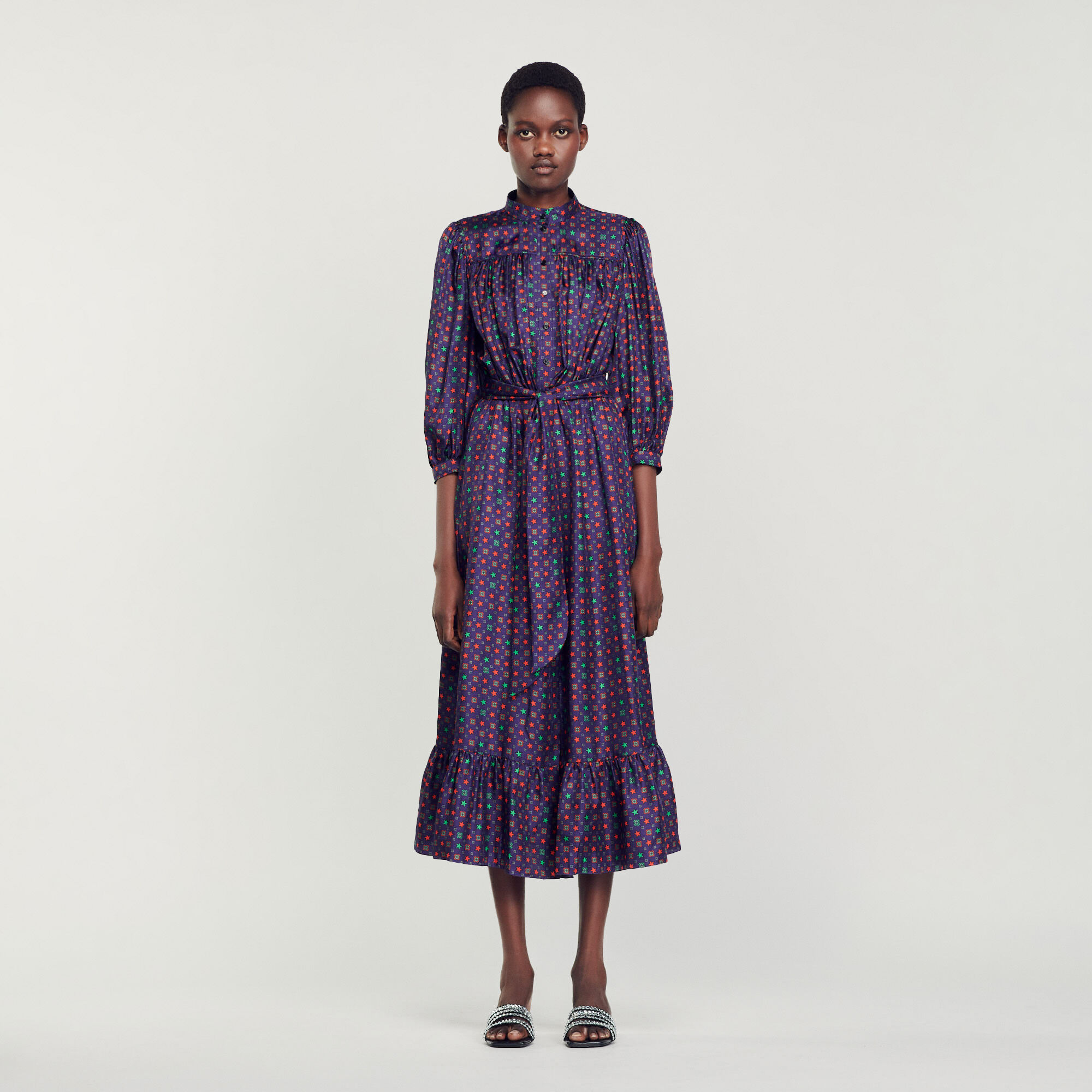 Midi estampado hotsell