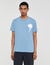 Camiseta con parche de flor