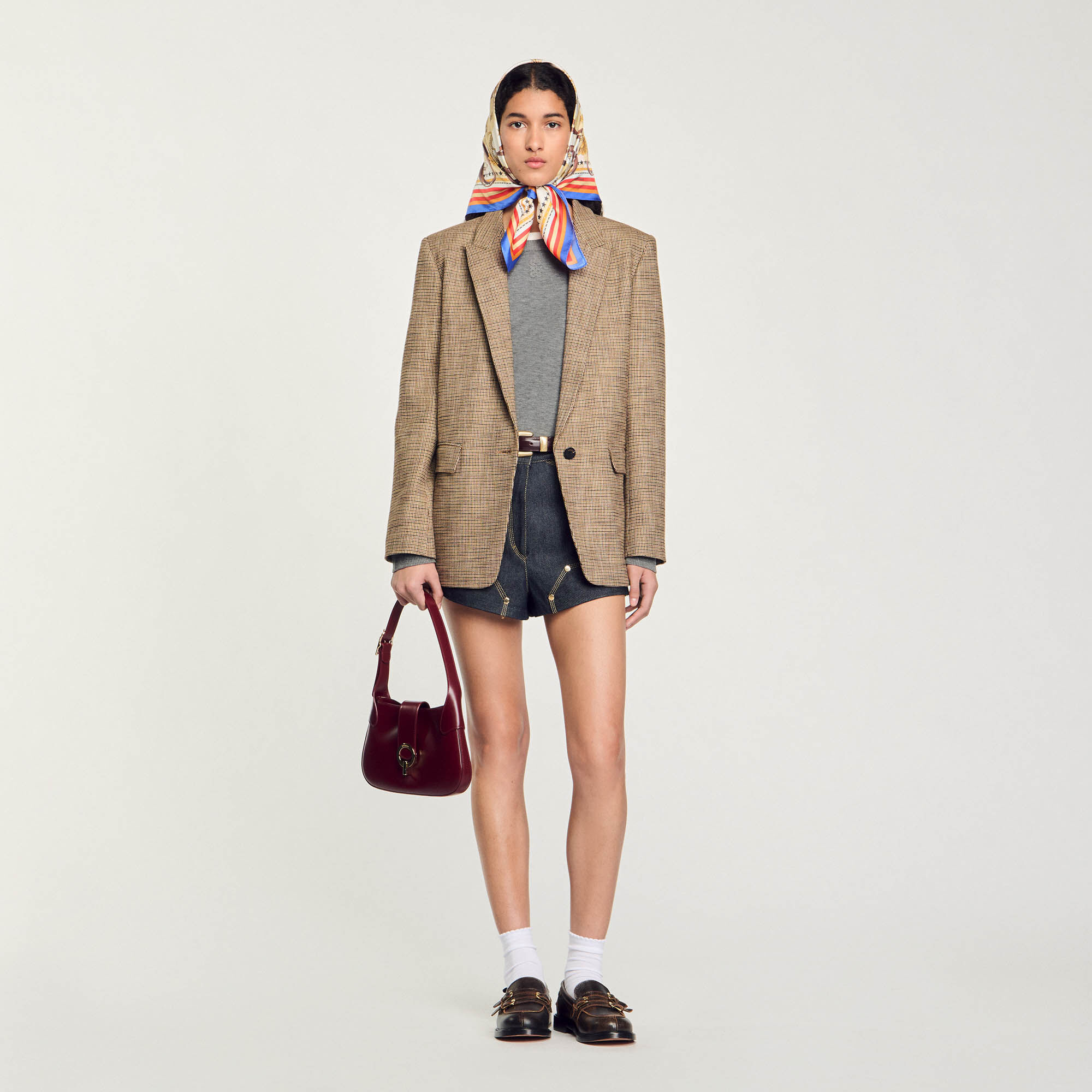Sandro blazer femme best sale