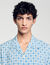 Camisa fluida con estampado Square Cross