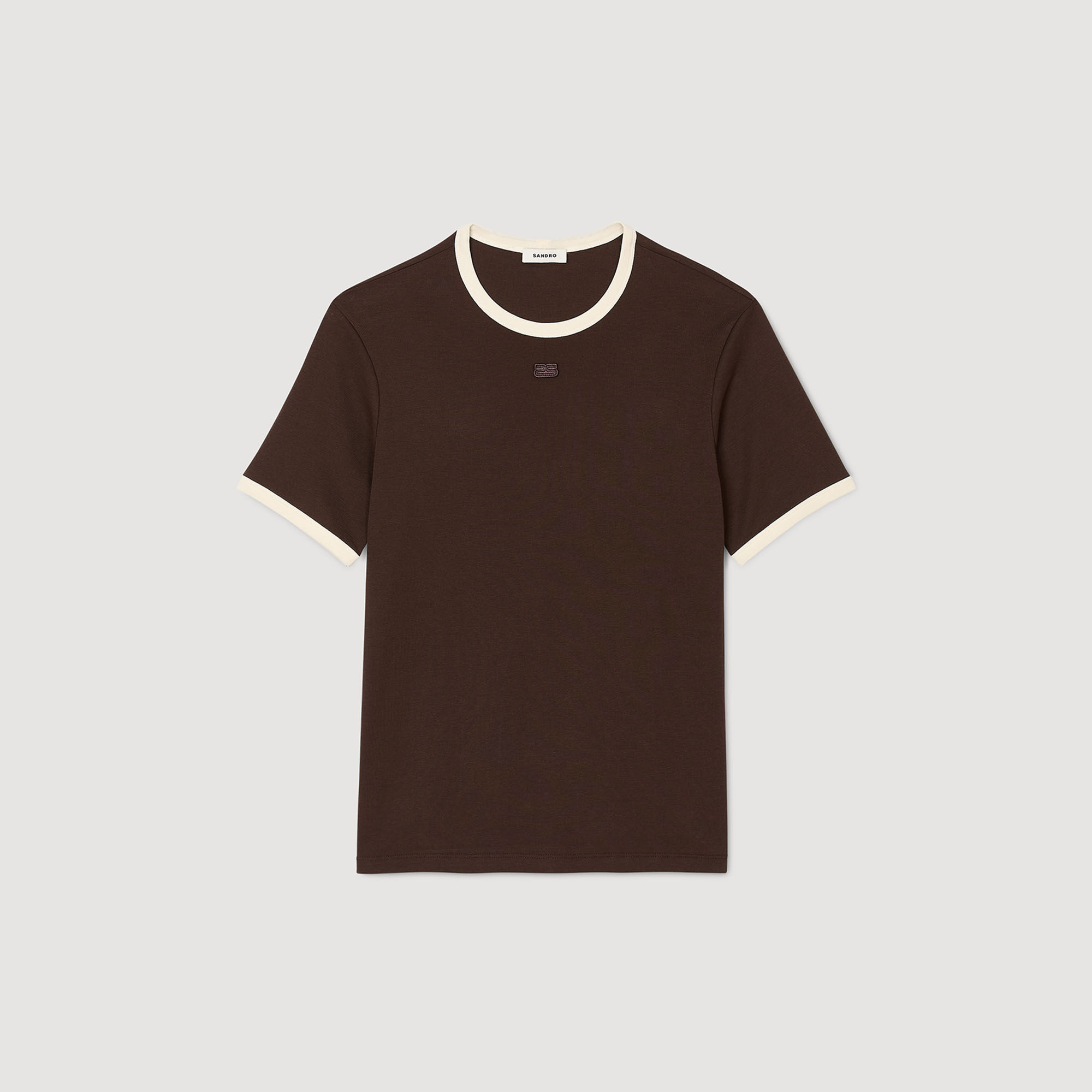 Camiseta bicolor con parche