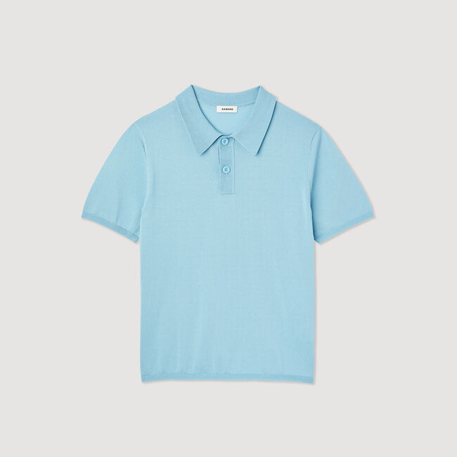 Polo de manga corta de punto