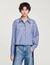 Camisa de rayas con pedrería