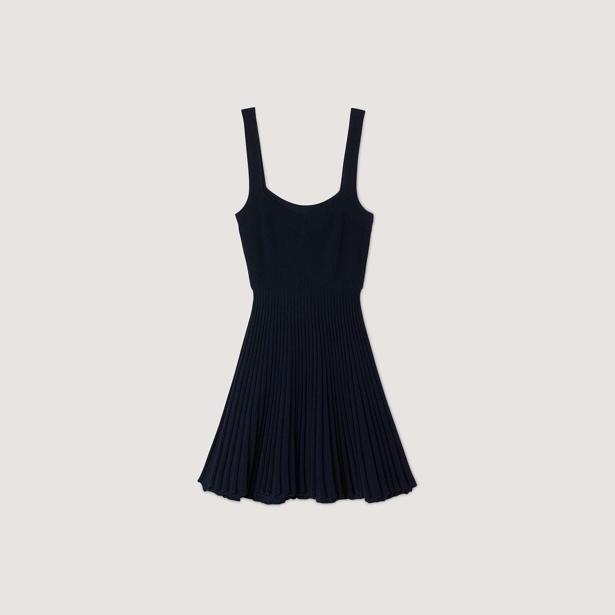 Vestido corto de punto