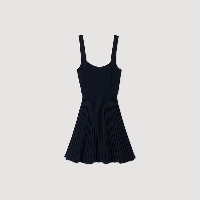 Vestido corto de punto