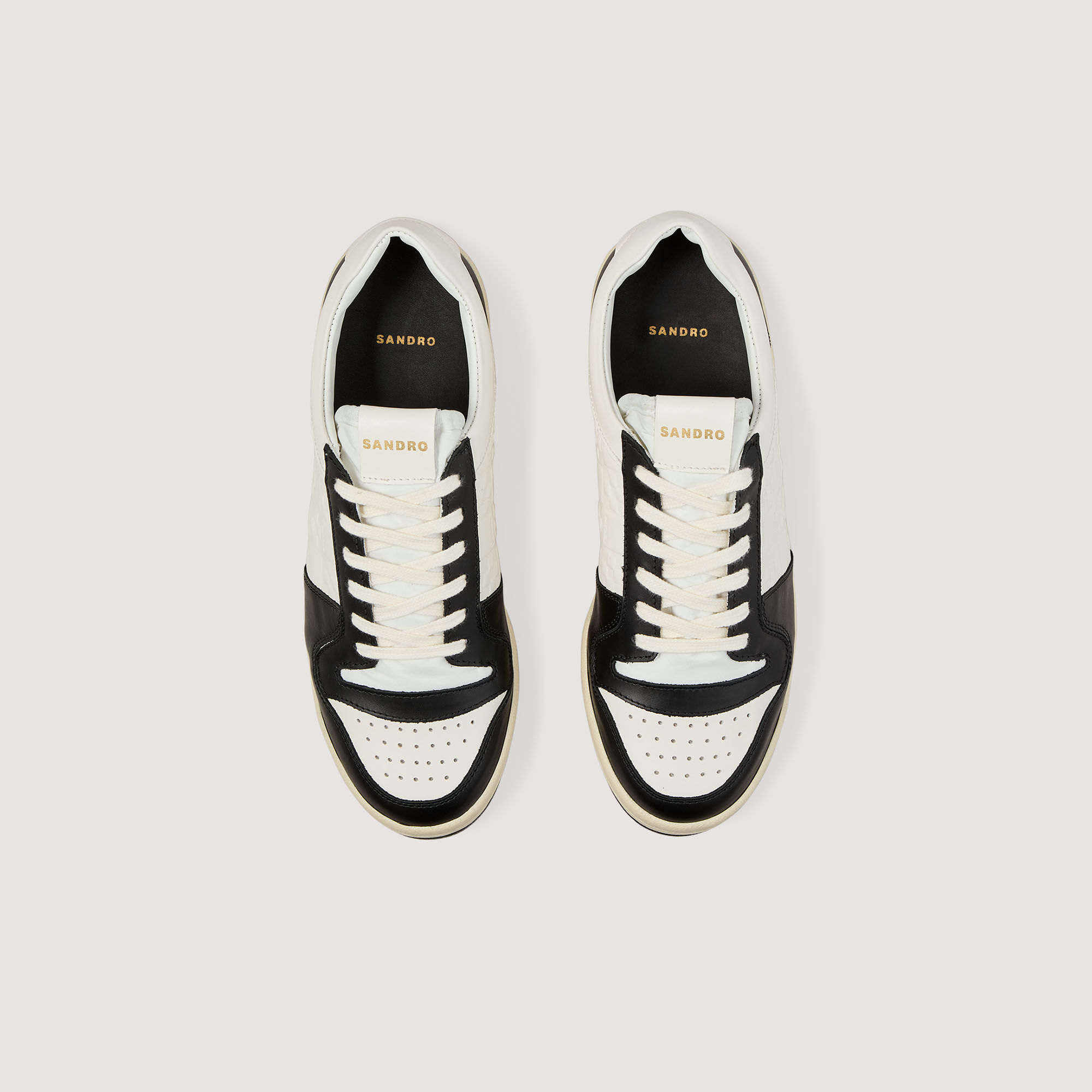 Deportivas bajas de cuero
