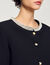 Chaqueta con cuello de pedrería