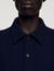 Camisa con textura, cuello italiano
