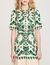 Vestido largo con estampado floral