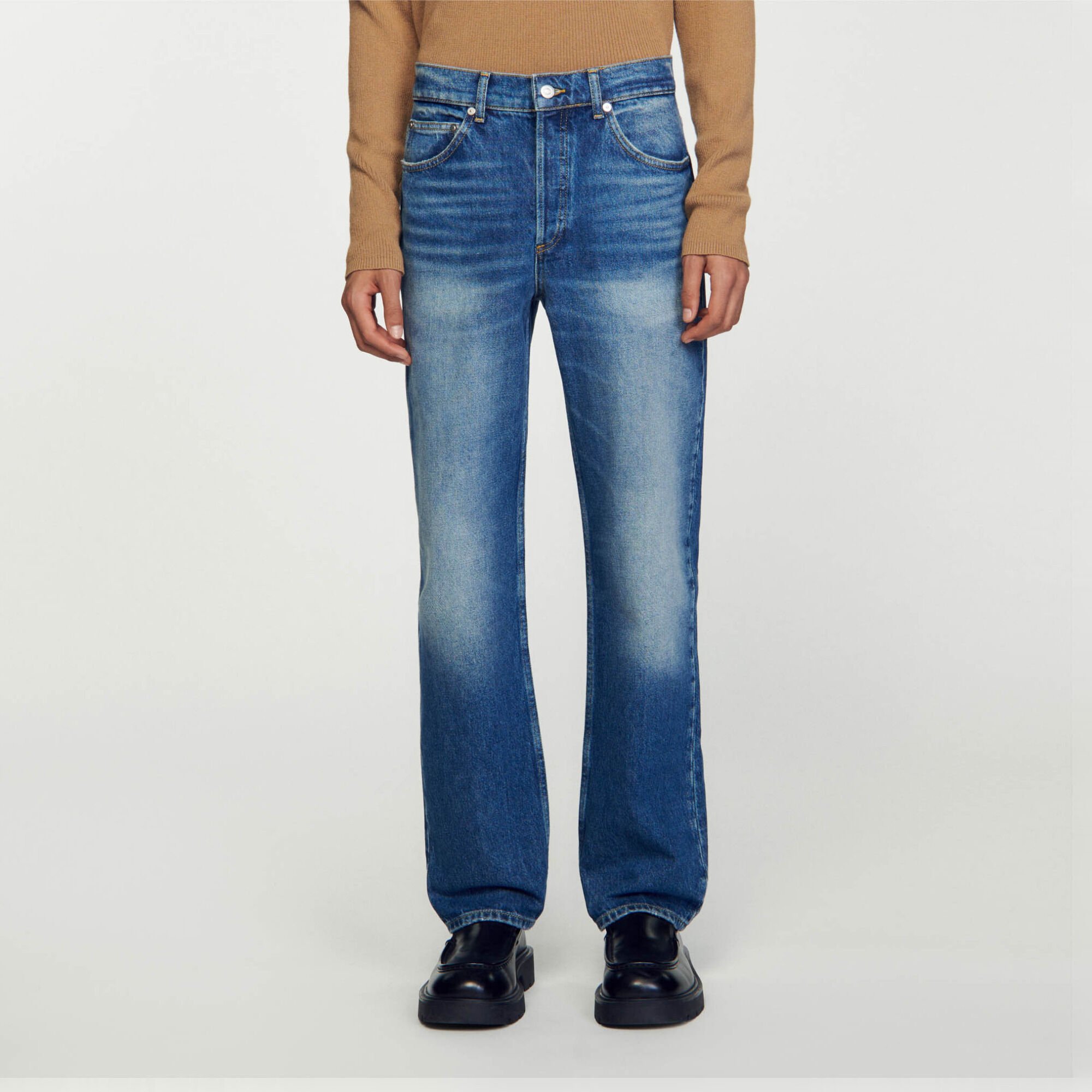 Pantalón vaquero desteñido