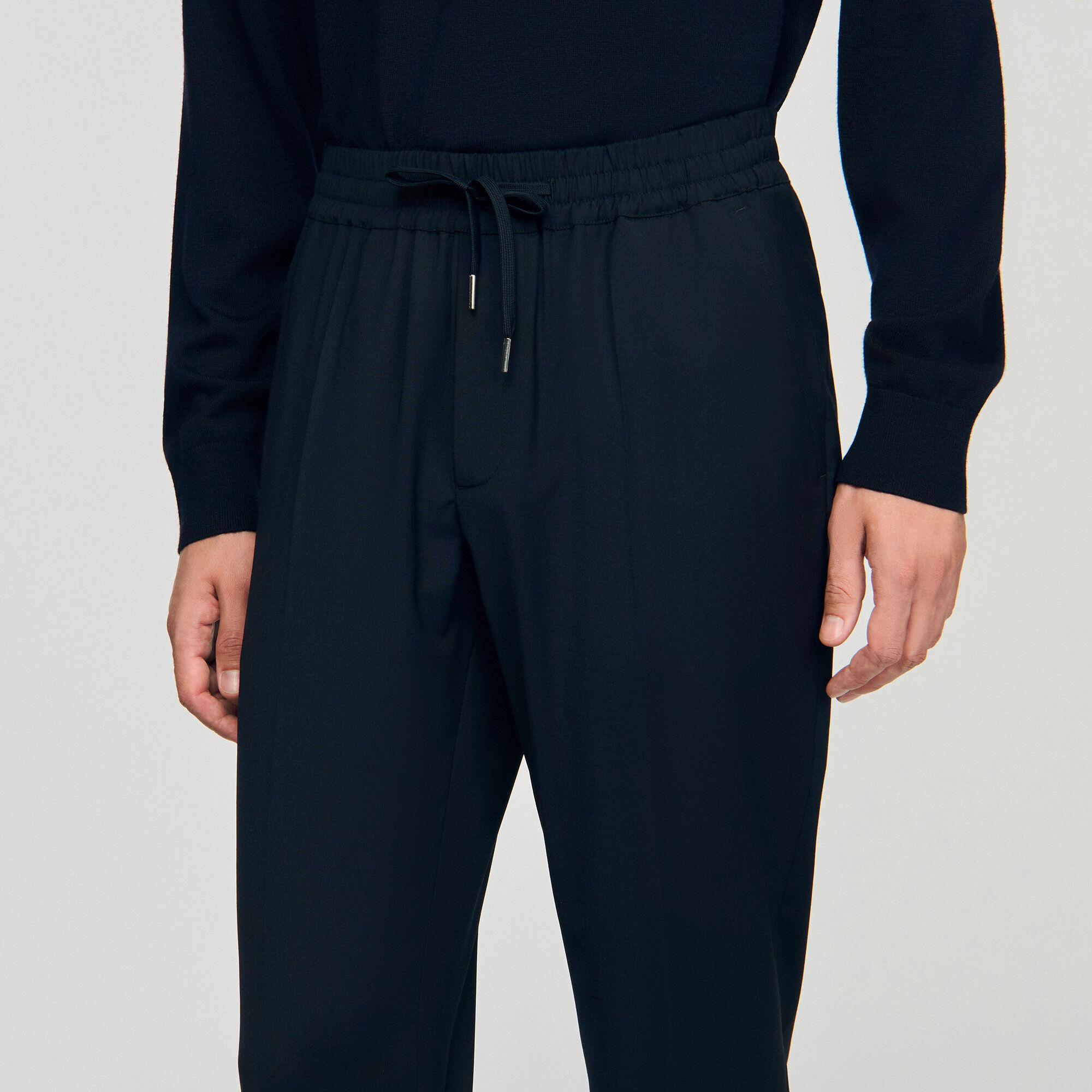Pantalón recto elástico