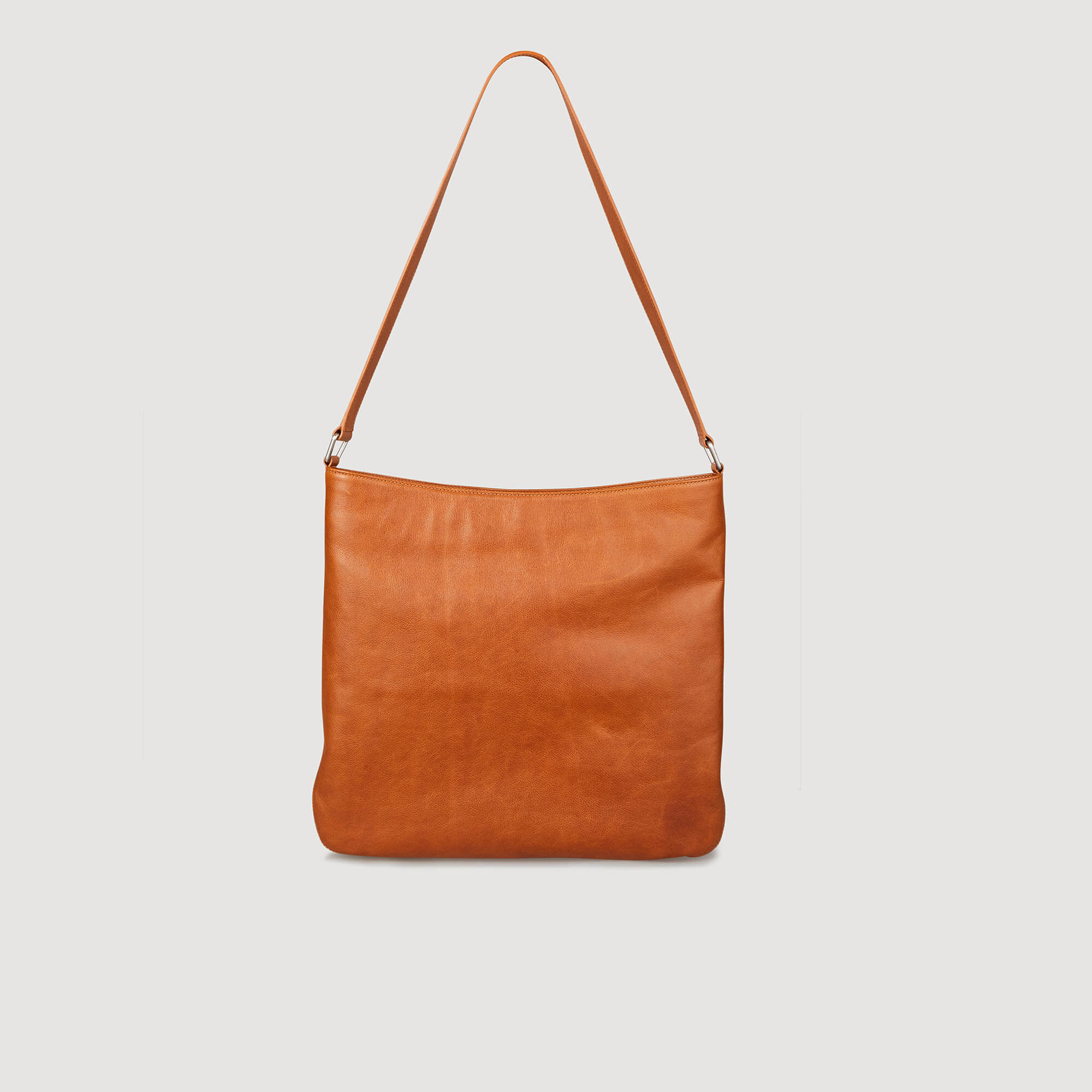 Bolso de cuero granulado