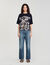 Camiseta con estampado floral