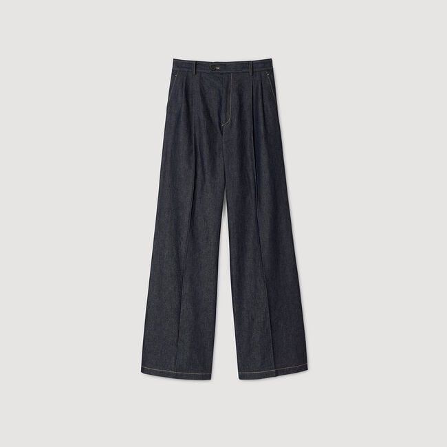 Pantalón de traje de denim