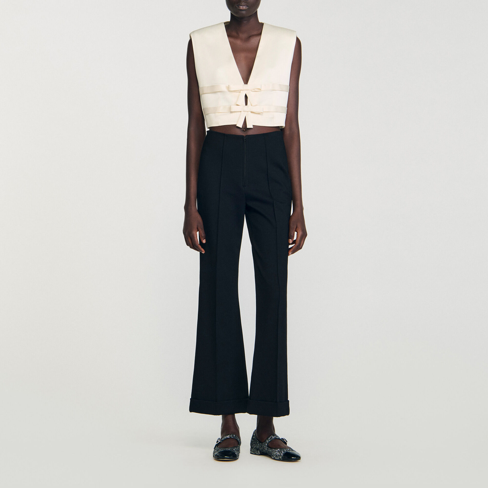 Pantal&oacute;n recto - Mujer | Sandro