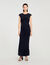 Vestido largo drapeado