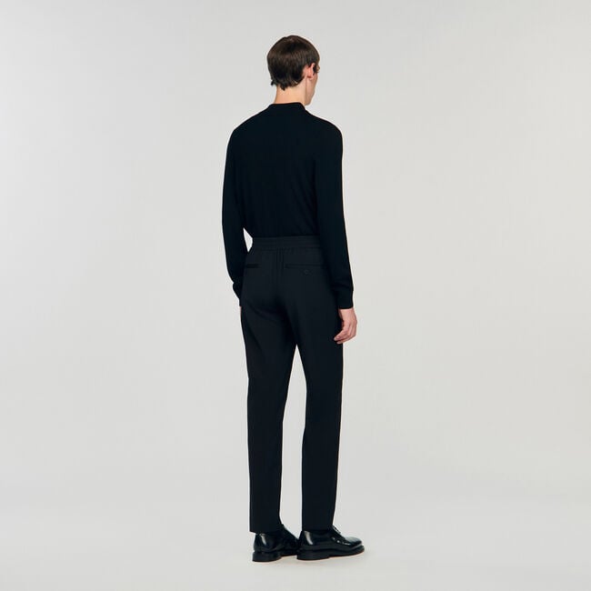 Pantalón recto elástico