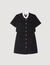 Vestido corto con cuello amovible