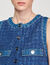 Vestido corto trapecio de tweed
