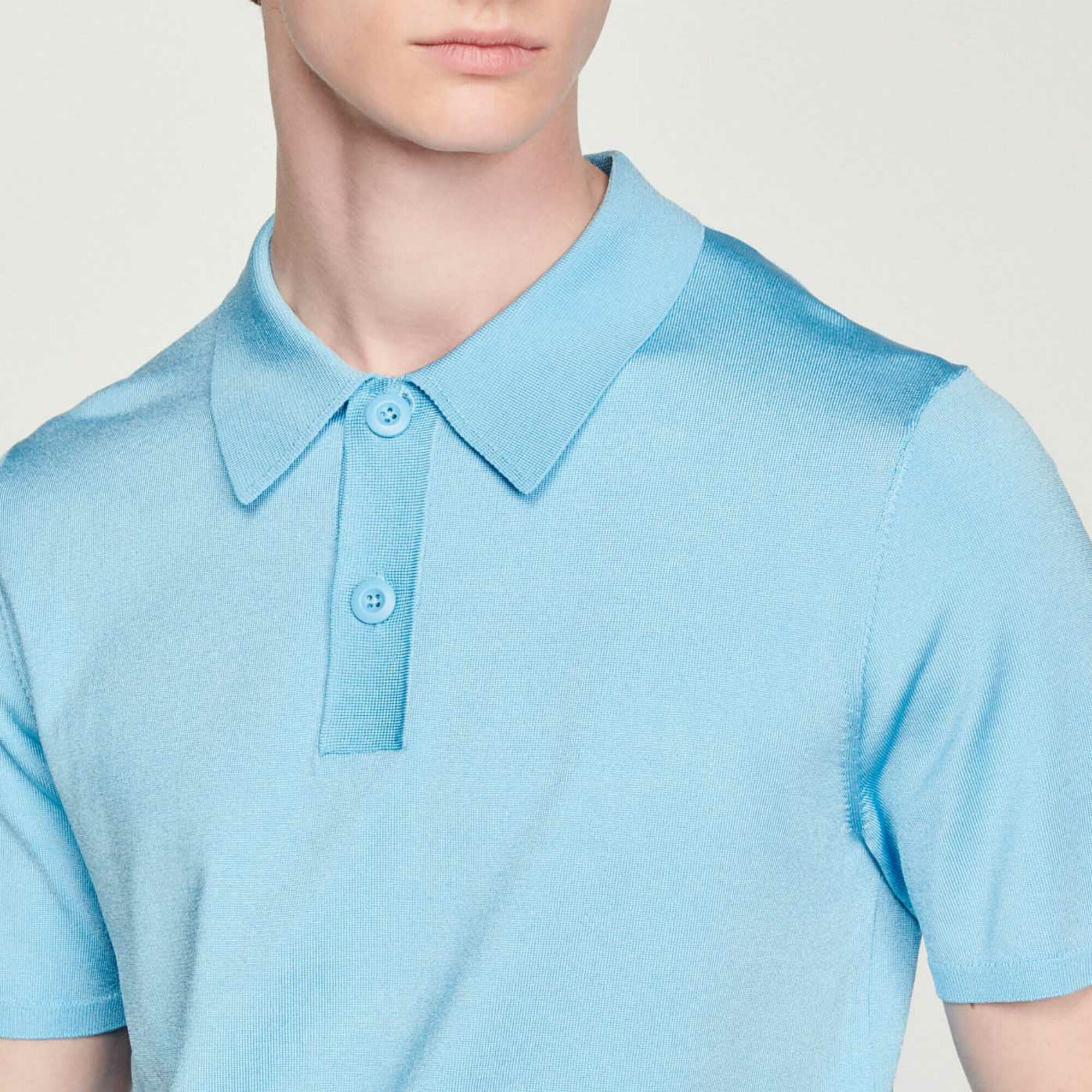 Polo de manga corta de punto
