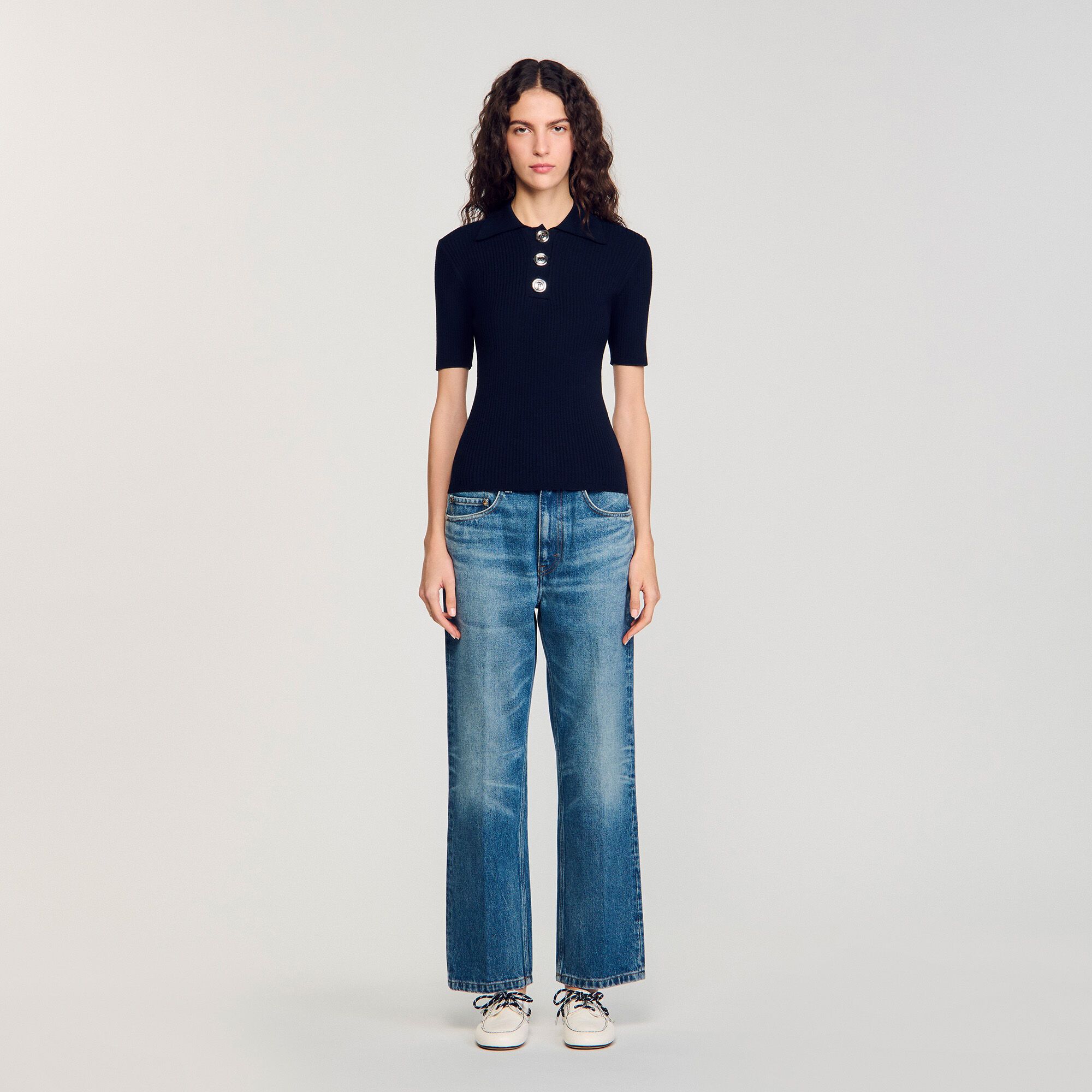 Jersey de cuello polo