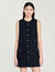 Vestido corto de tweed