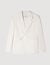 Chaqueta de traje cruzada de lino
