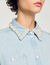 Camisa vaquera con cuello de pedrería