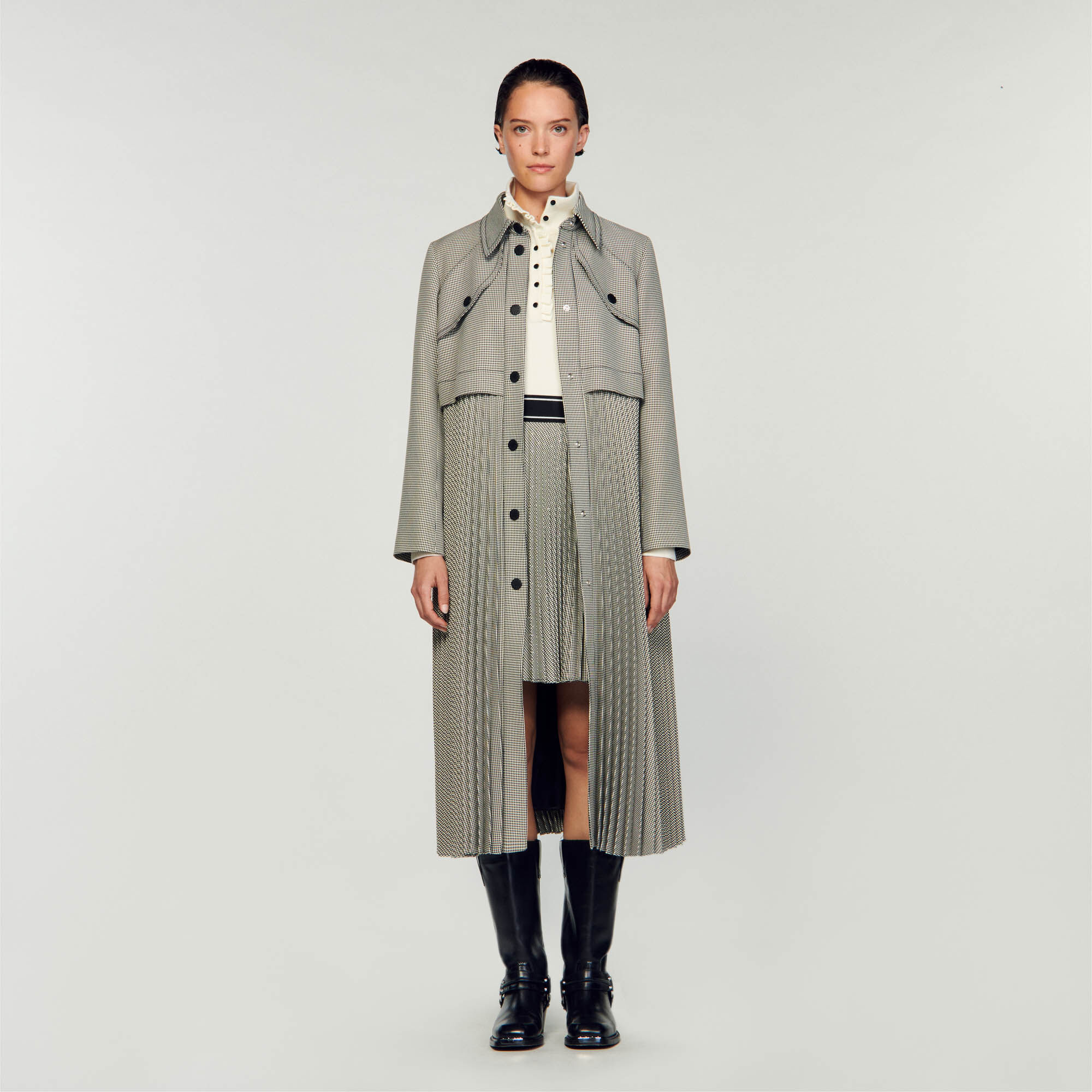 Sandro trench femme shop