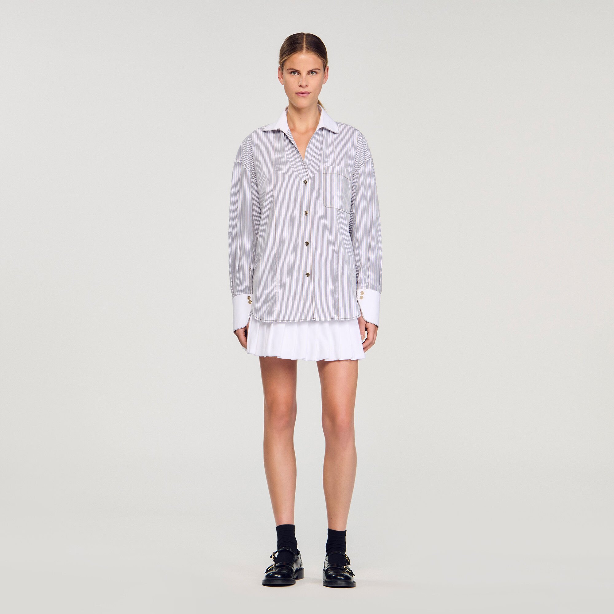 Camisa oversize a rayas