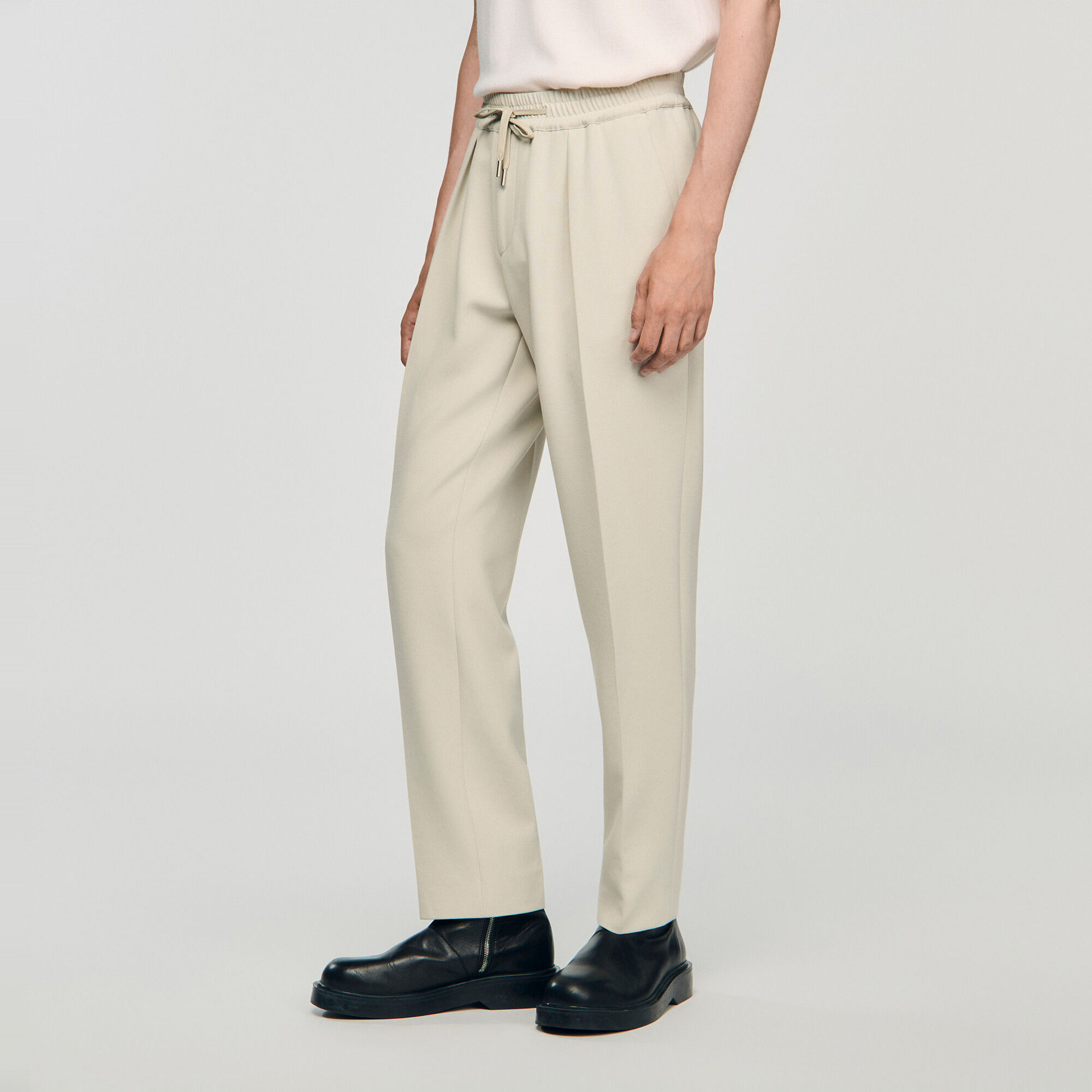 Pantal&oacute;n recto el&aacute;stico - Hombre | Sandro