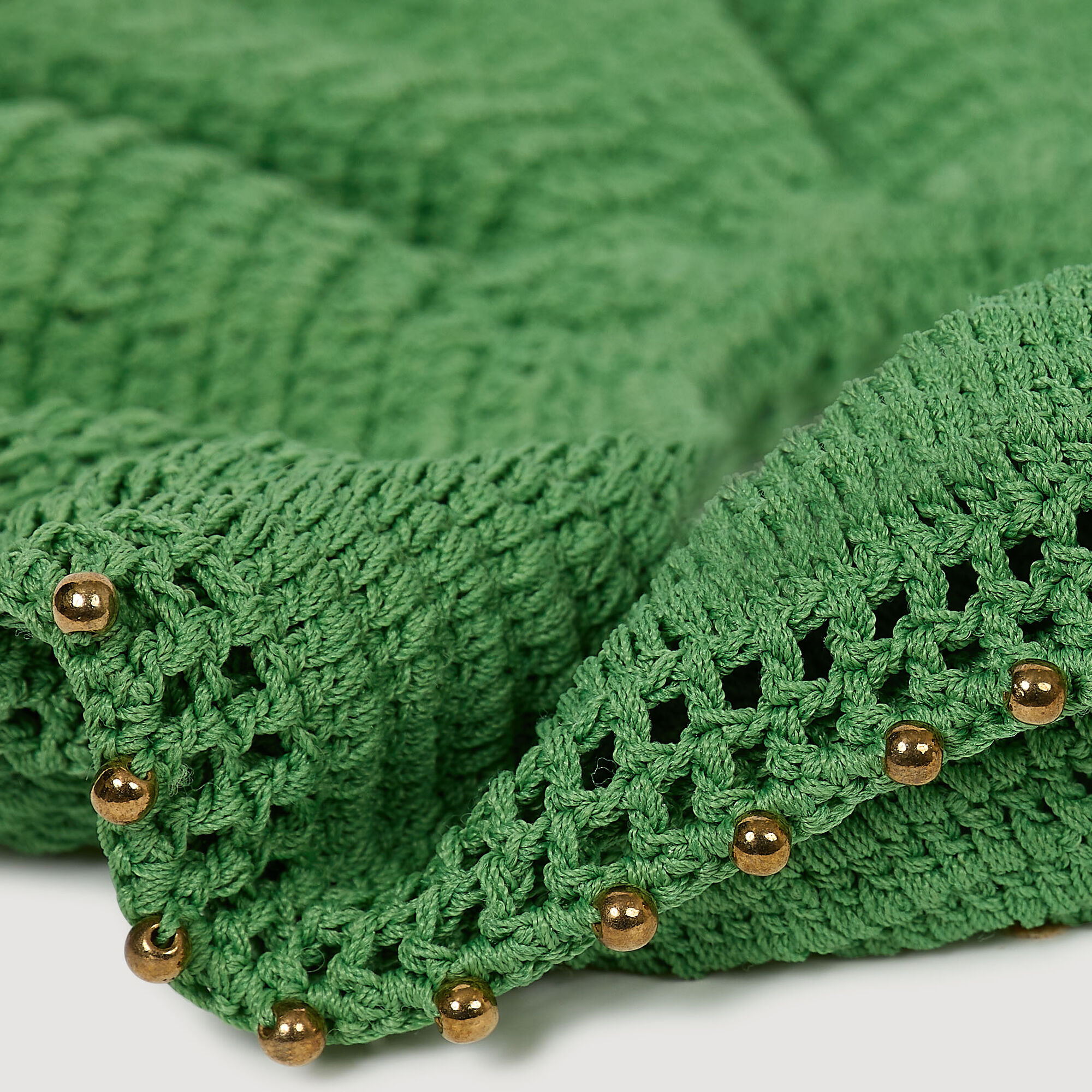 Coletero de crochet perlado