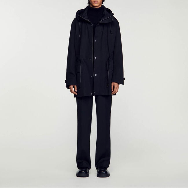 Parka con capucha