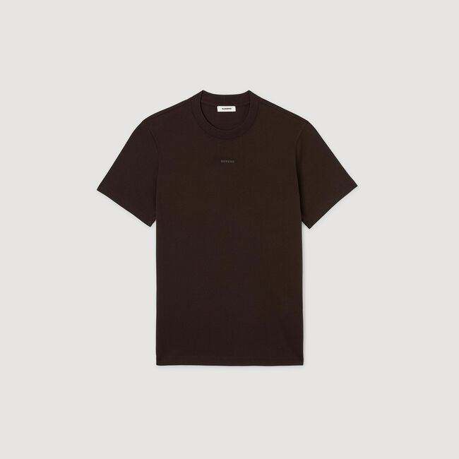 Camiseta de algodón con logotipo