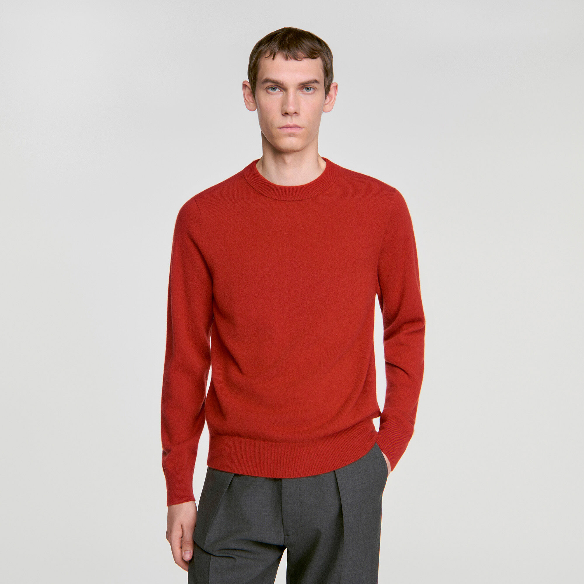 Jersey de cachemira cuello redondo - Mixte | Sandro
