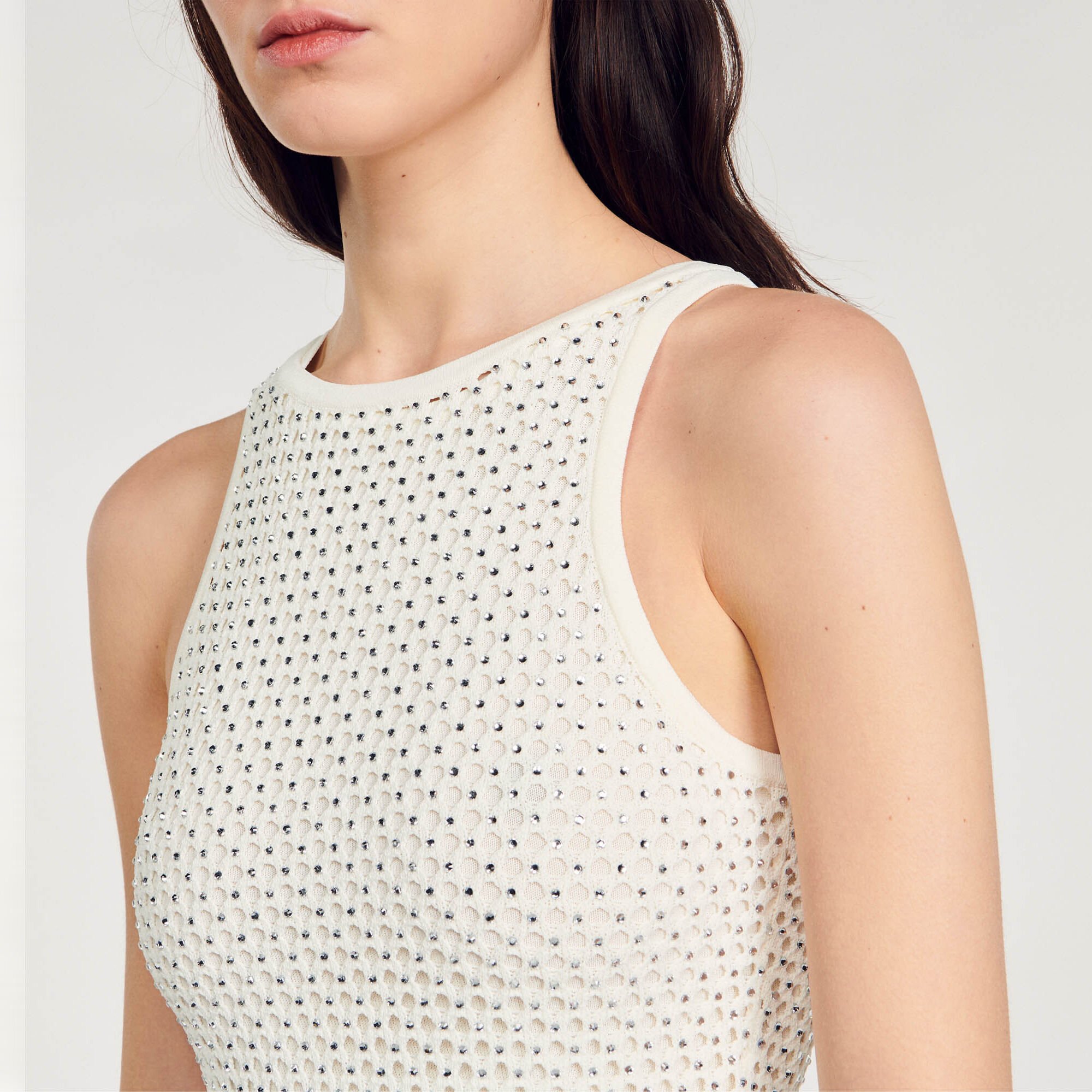 Vestido largo de punto