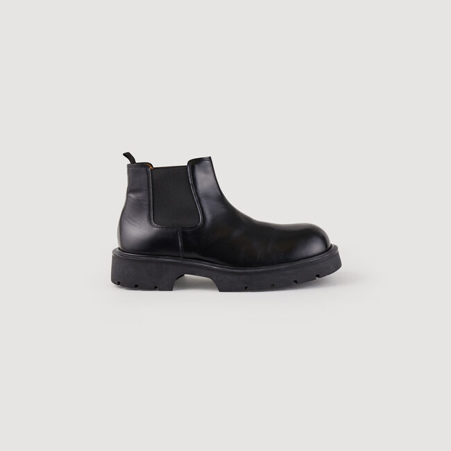 Botines de piel