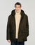 Parka de lana con capucha