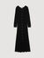 Vestido largo de punto de fantas&iacute;a - Mujer | Sandro