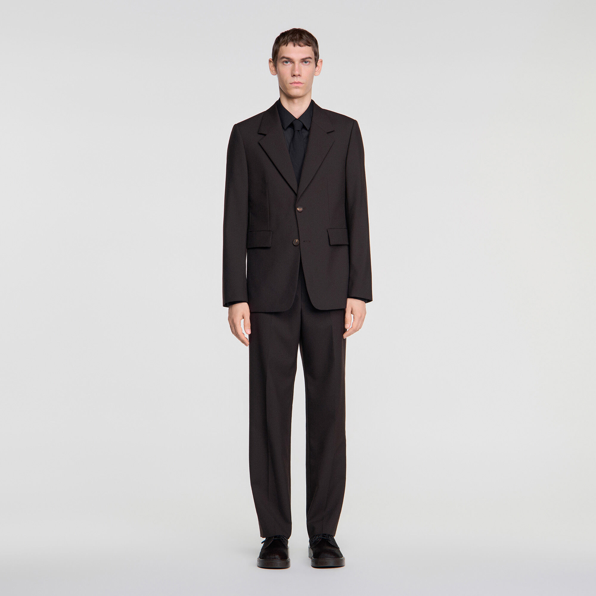 Chaqueta de traje de lana virgen - Hombre | Sandro