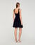 Vestido corto con strass - Mujer | Sandro