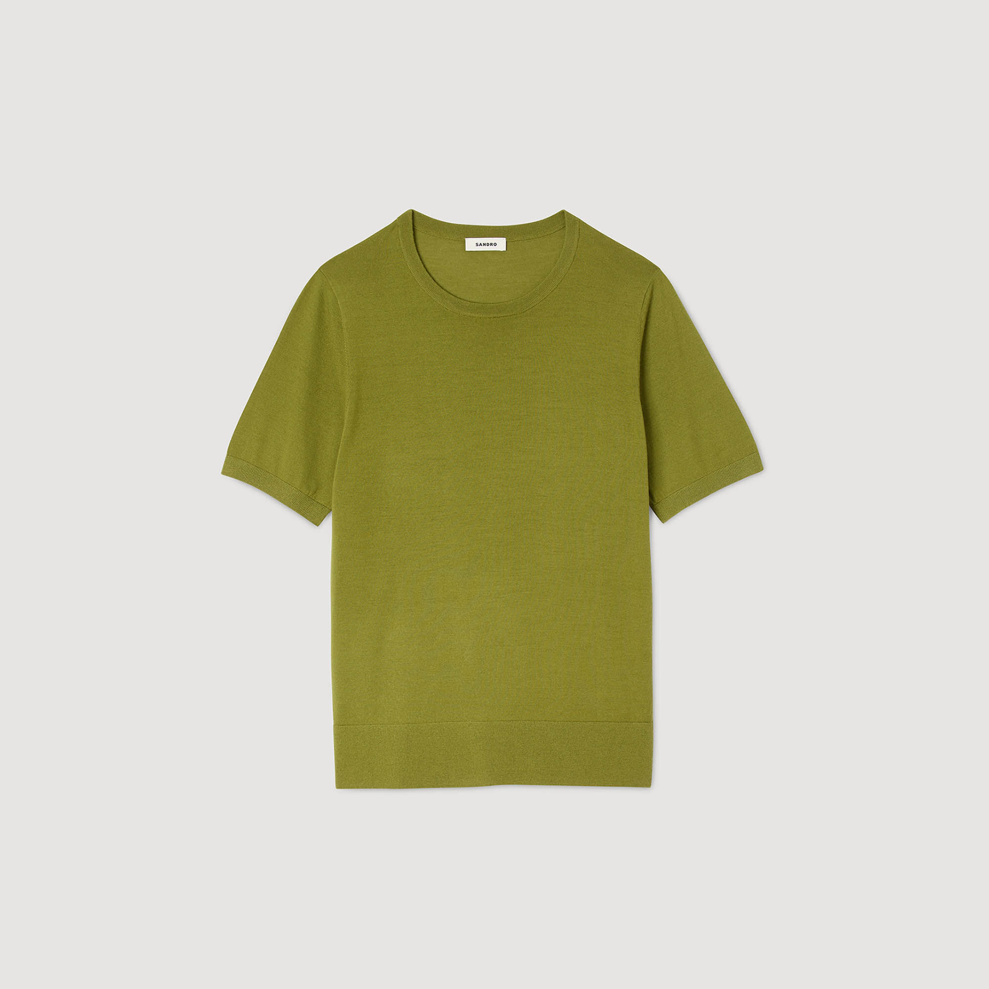 Camiseta de punto fluido