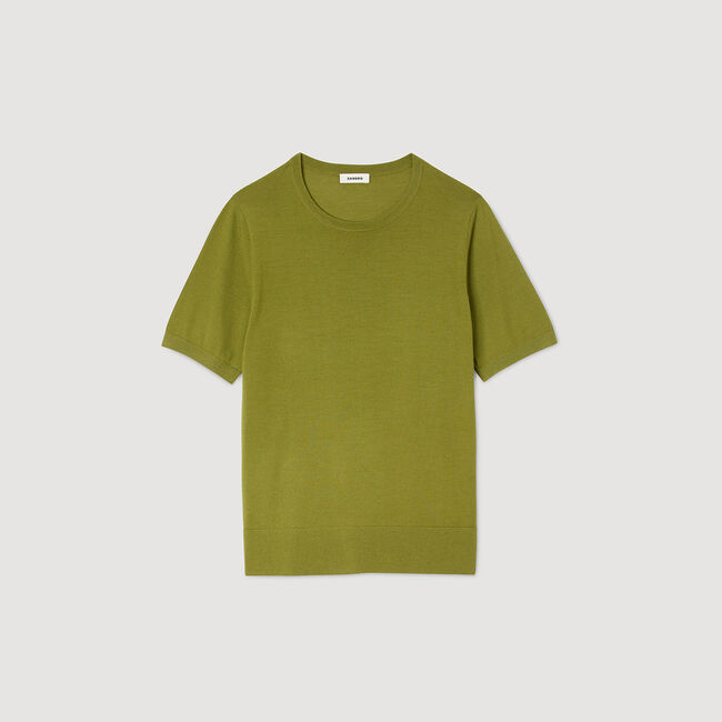 Camiseta de punto fluido