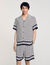 Camisa fluida con estampado Square Cross
