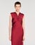 Vestido largo con cuello en V