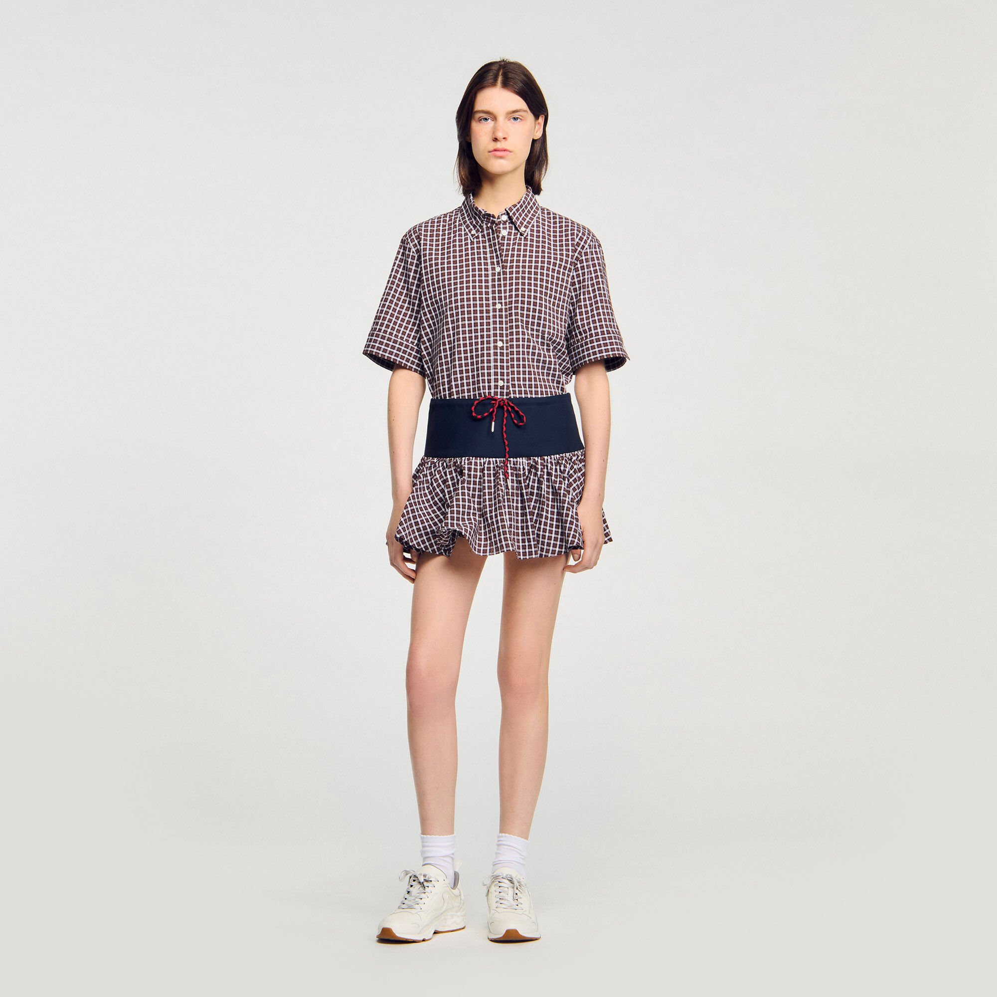 Falda pantalón de cuadros