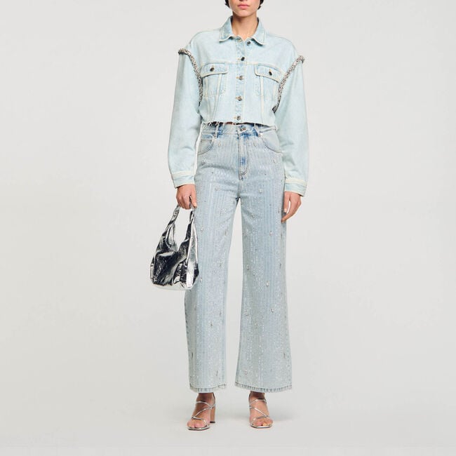 Cazadora vaquera corta