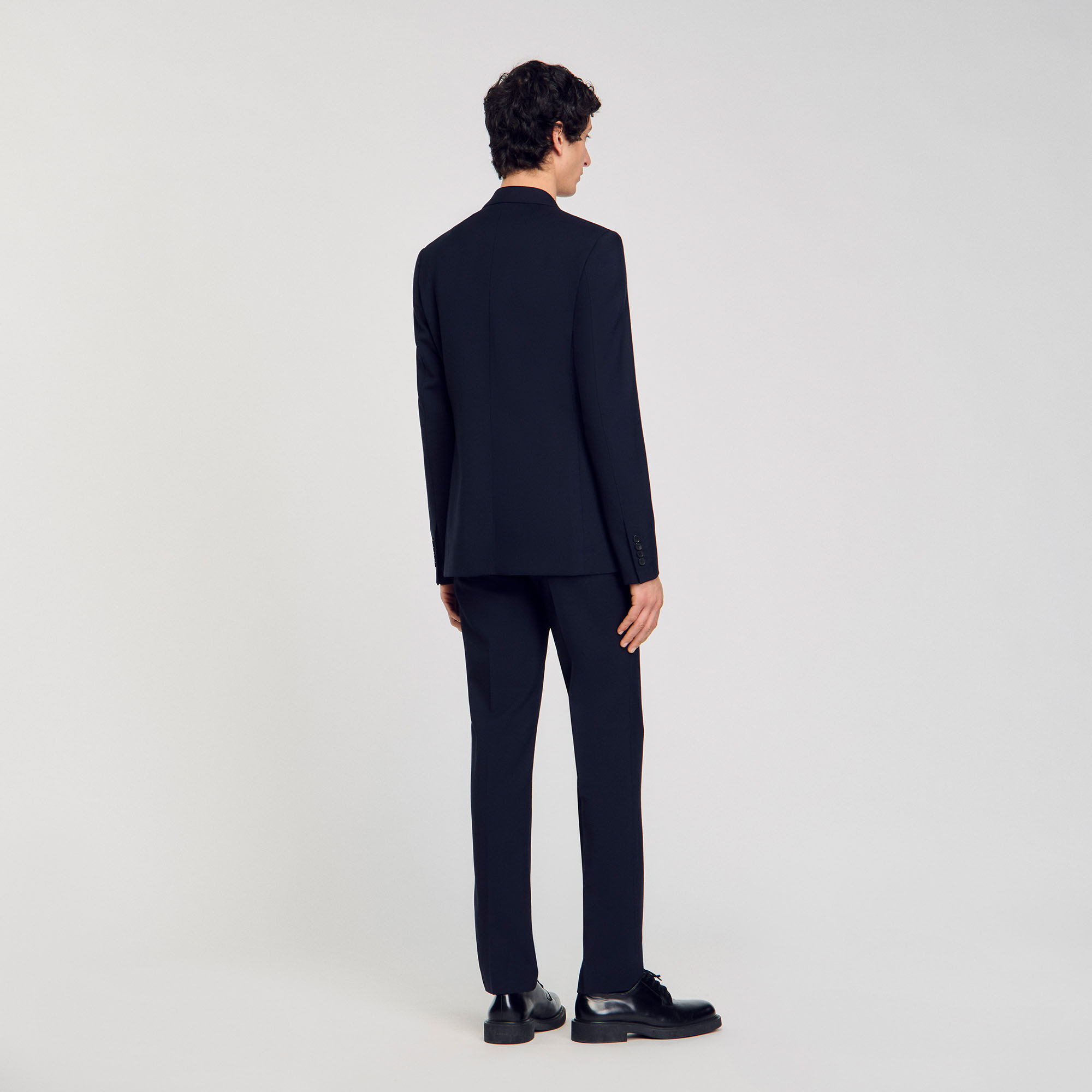 Chaqueta de traje cruzada